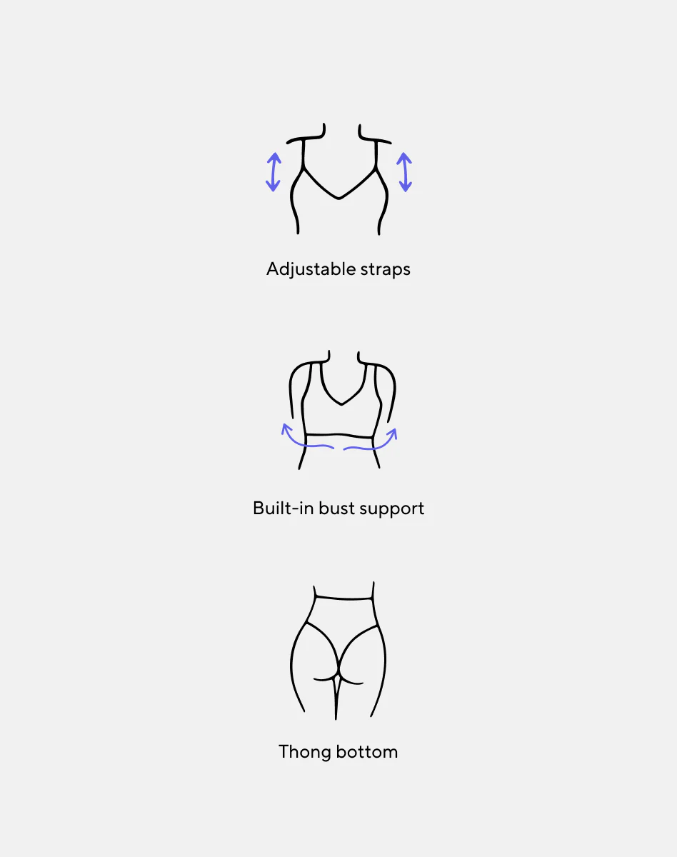Cami Thong Bodysuit - Image 37