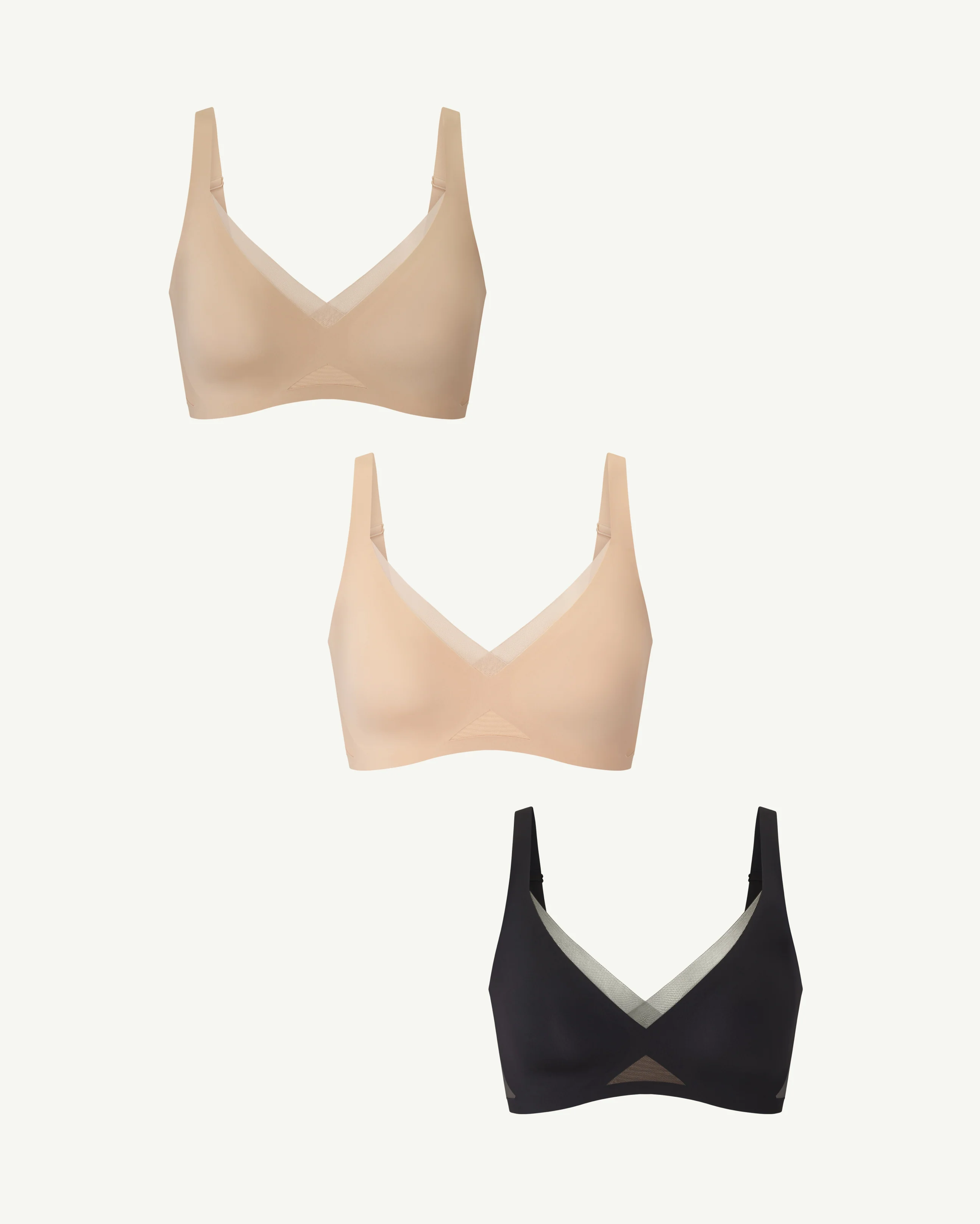 CrossOver V-Neck Bra Triple Bundle - Image 2