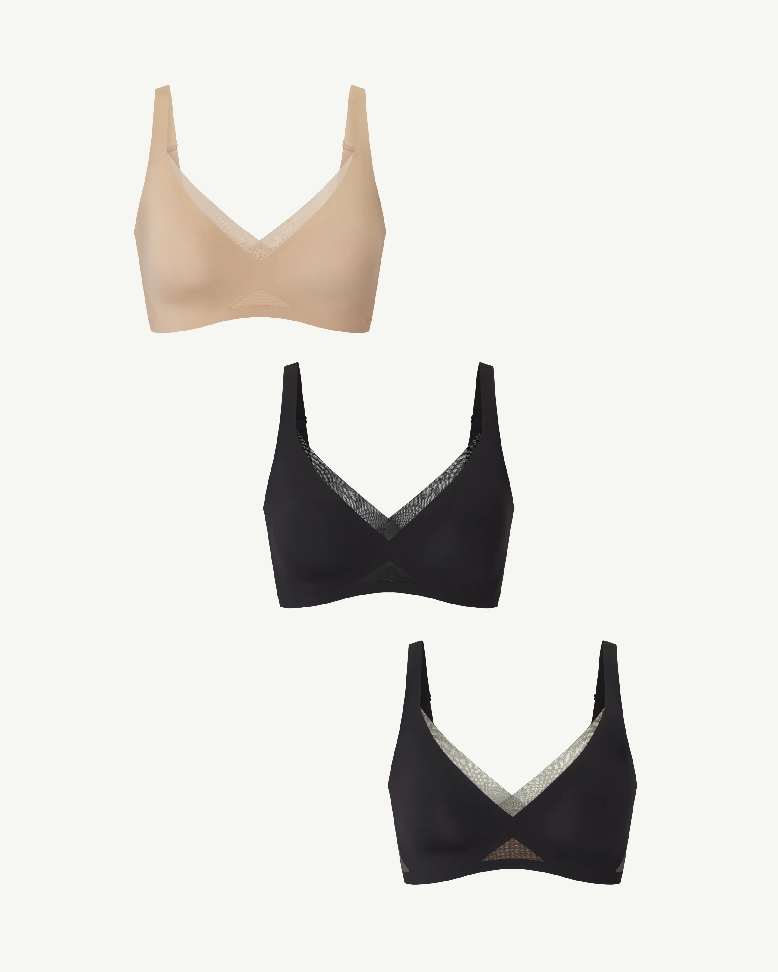 CrossOver V-Neck Bra Triple Bundle - Image 3