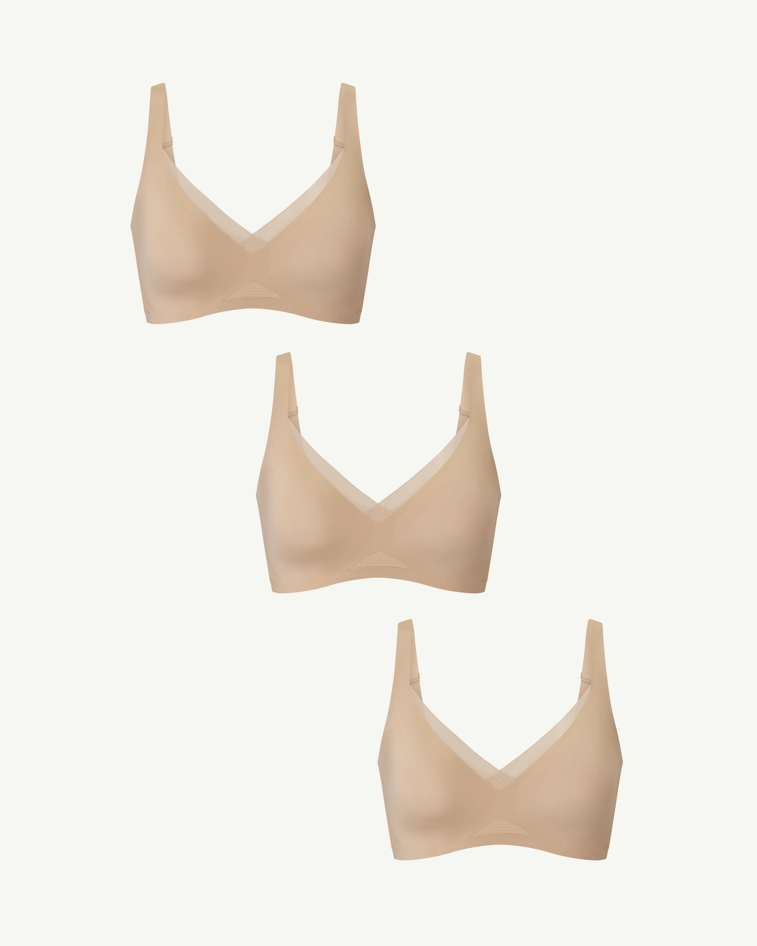 CrossOver V-Neck Bra Triple Bundle - Image 4